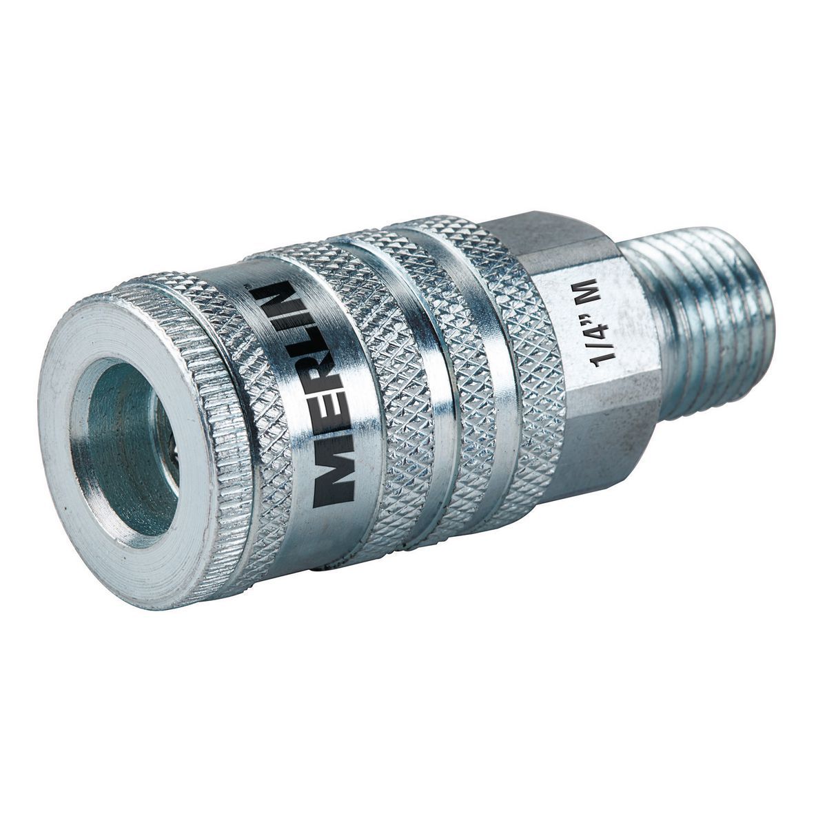 1/4 in. Male Steel Industrial Coupler W1808