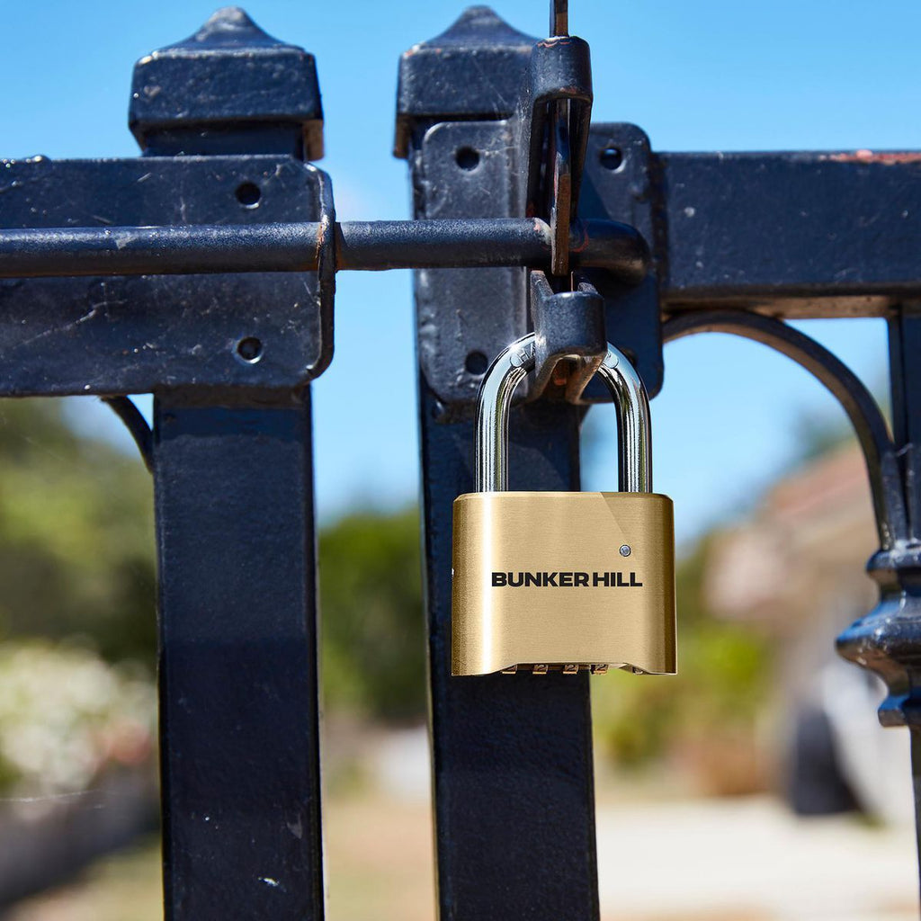 2 in. Solid Body Brass Combination Padlock Y4734