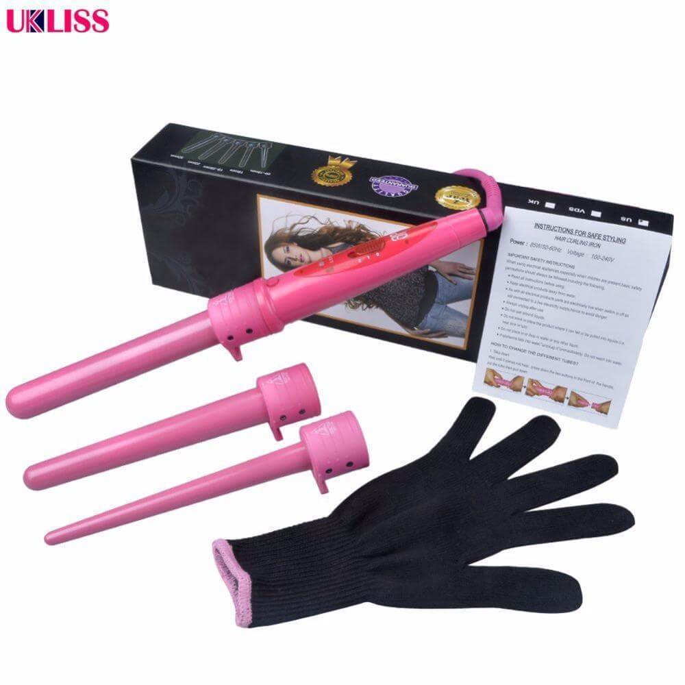 3 in 1 Interchangeable Hair Curling Iron J520
