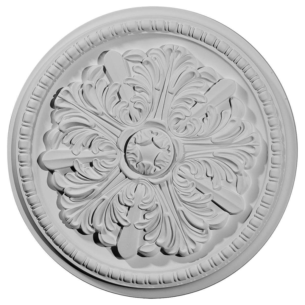 Hand-Painted Brushed Mahogany Ceiling Medallion P590