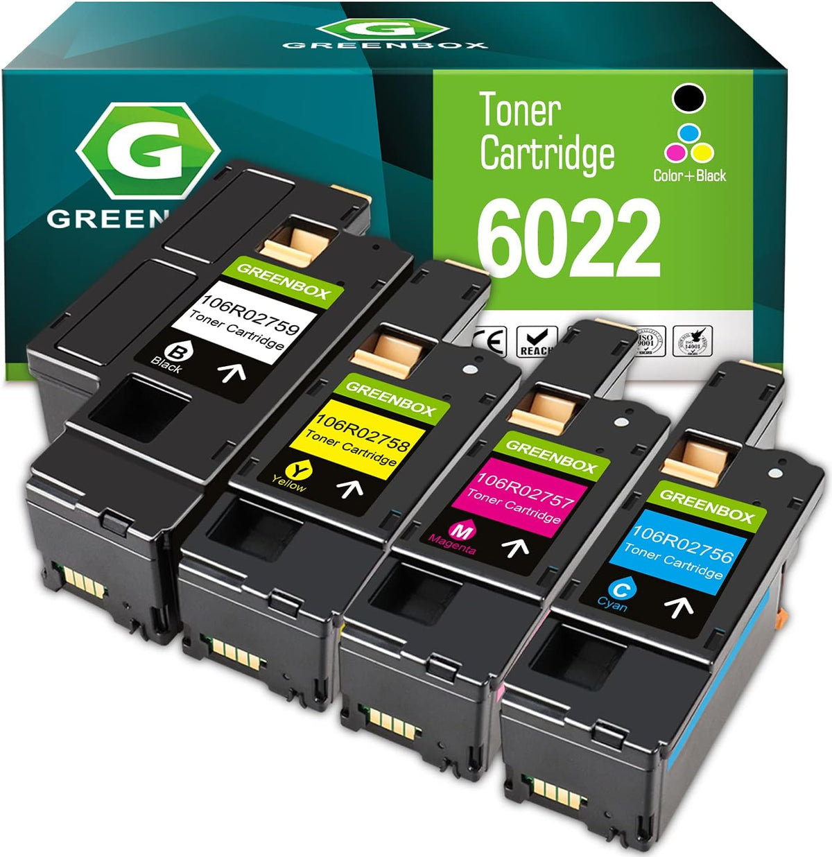 Remanufactured Toner Cartridge Replacement 1 Black 1 Cyan 1 Magenta 1 Yellow Q5654
