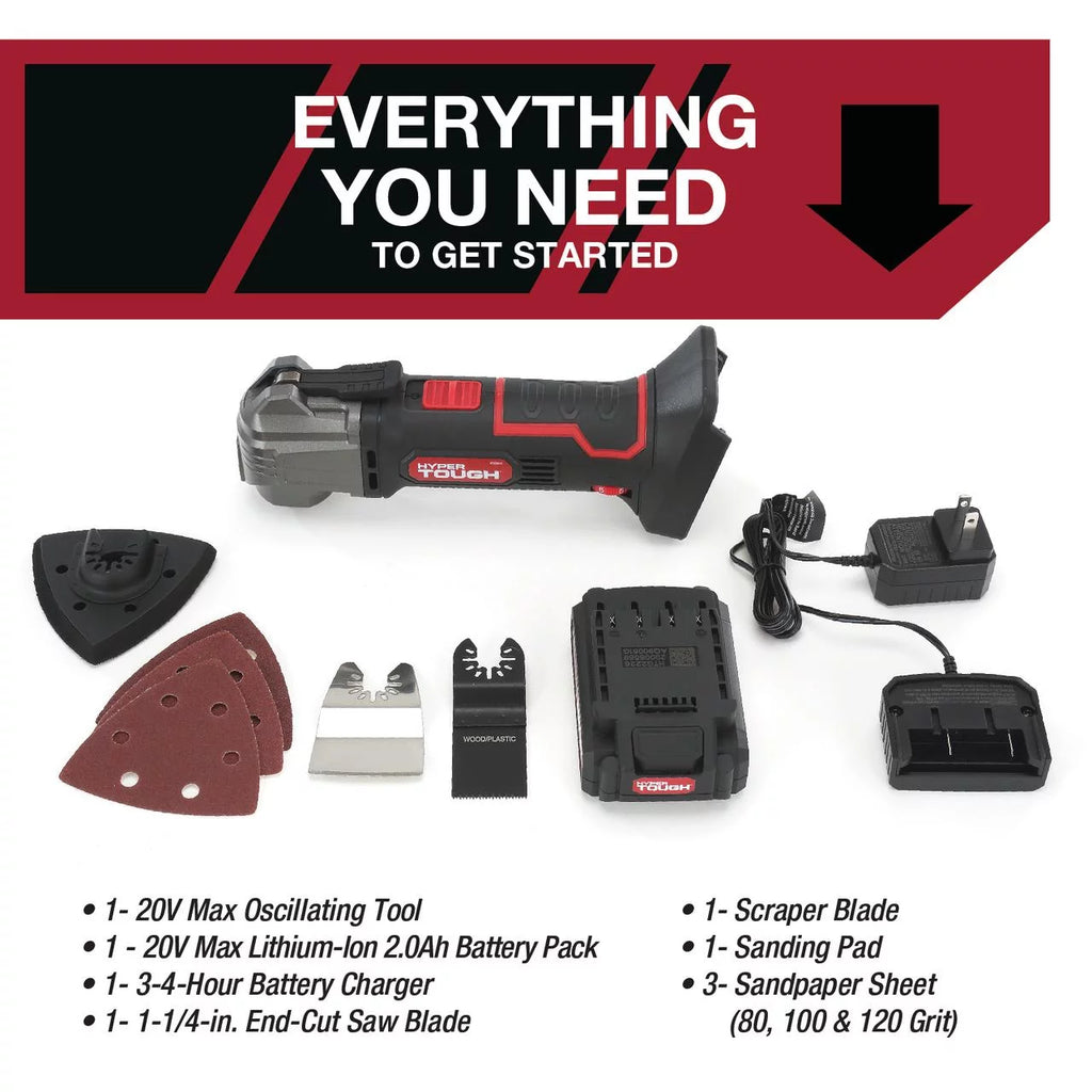 20V Max Lithium-Ion Oscillating Power Tool with Battery & Charger M422