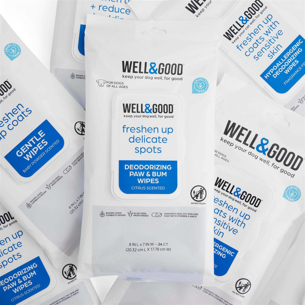 Deodorizing Paw and Bum Wipes B5511