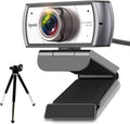 Wide Angle 120 Degree Webcam with Microphone and Tripod Full HD 1080P USB N836