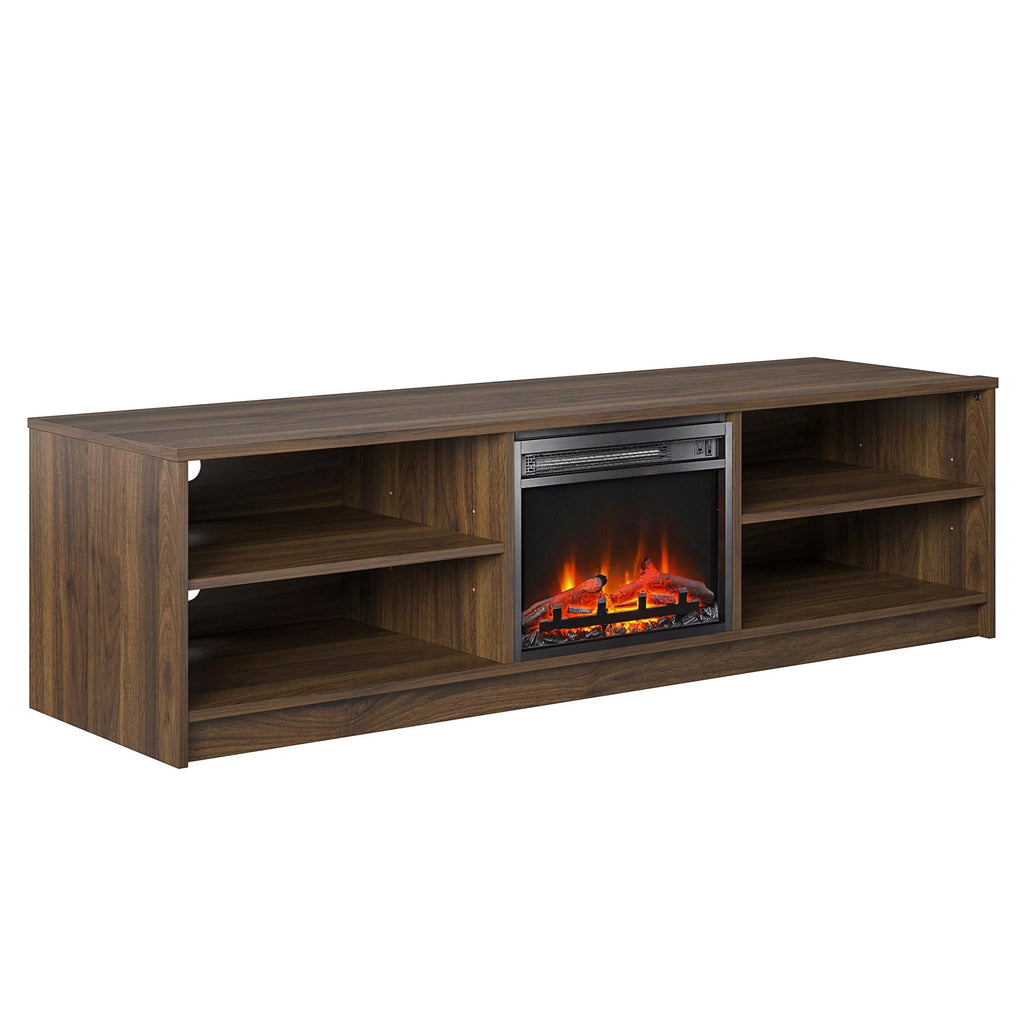 Ivory Oak Electric Fireplace TV Stand C522