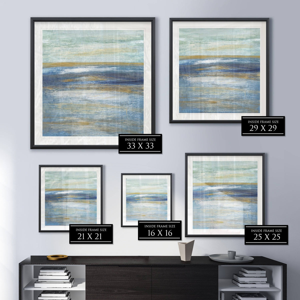 Framed Giclee Print 30x30 K781