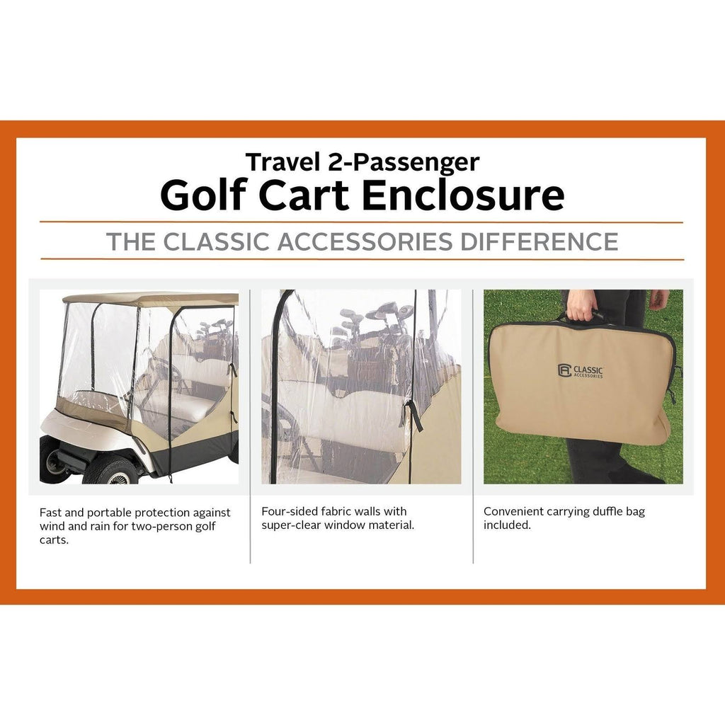 4-Sided Golf Cart Enclosure O2141