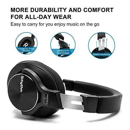 Active Noise Cancelling Bluetooth Headphones with Microphone D176