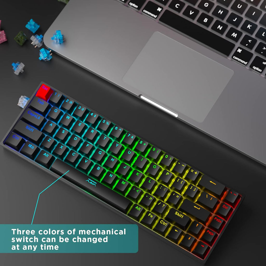 Portable 60% RGB Backlit Mechanical Gaming Keyboard P2635