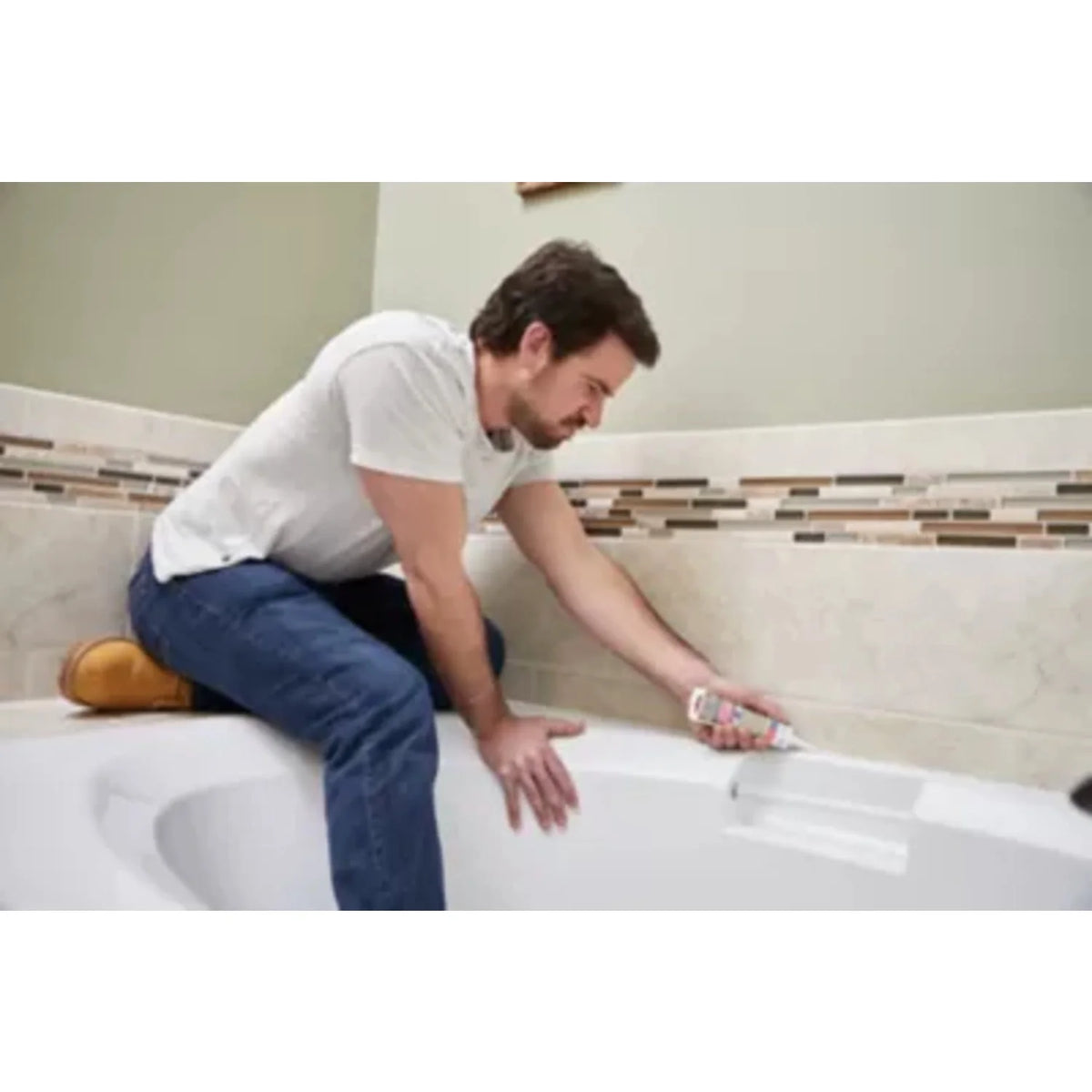 White Silicone Kitchen & Bath Sealant W493
