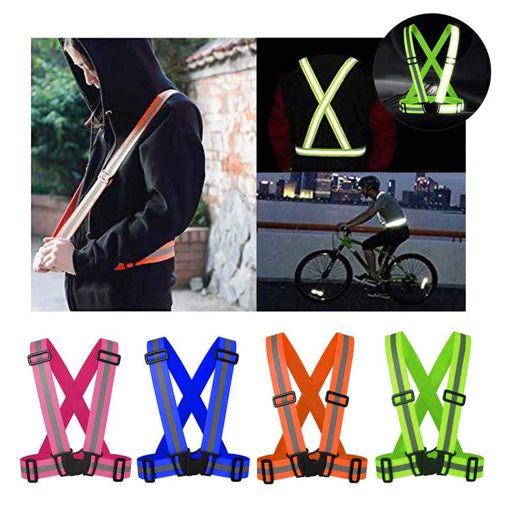 Reflective Vest with Hi Vis Bands N7802