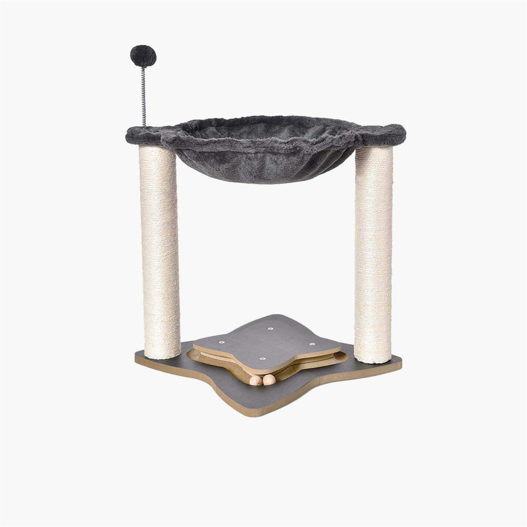 3 in 1 Cat Scratching Post with Hammock Q47007