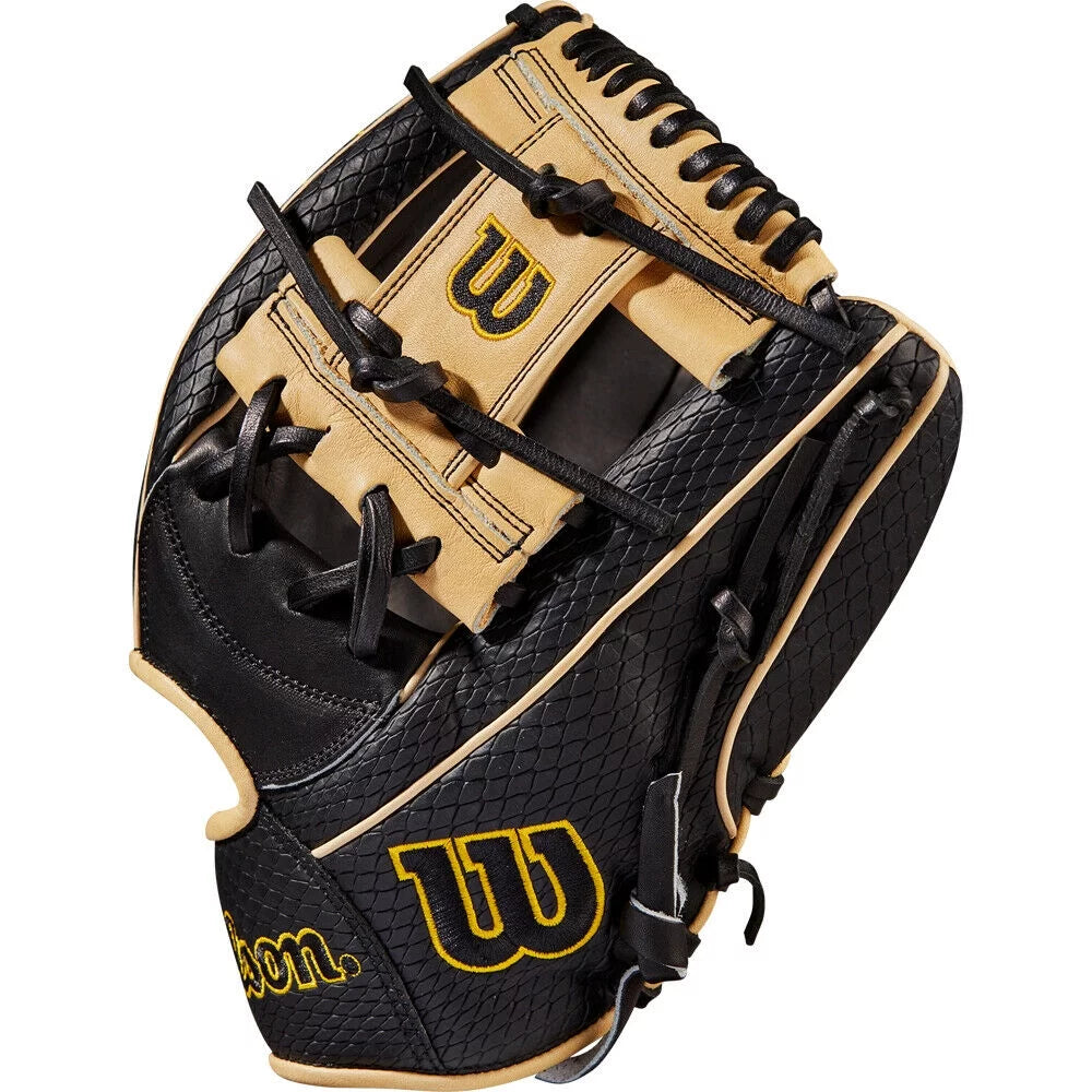 11.75 Baseball Glove Cross Web Black/Blonde Right Hand H9393