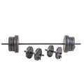 105 lb Barbell and Dumbbell Weight Set with 6-foot Bar Q66567