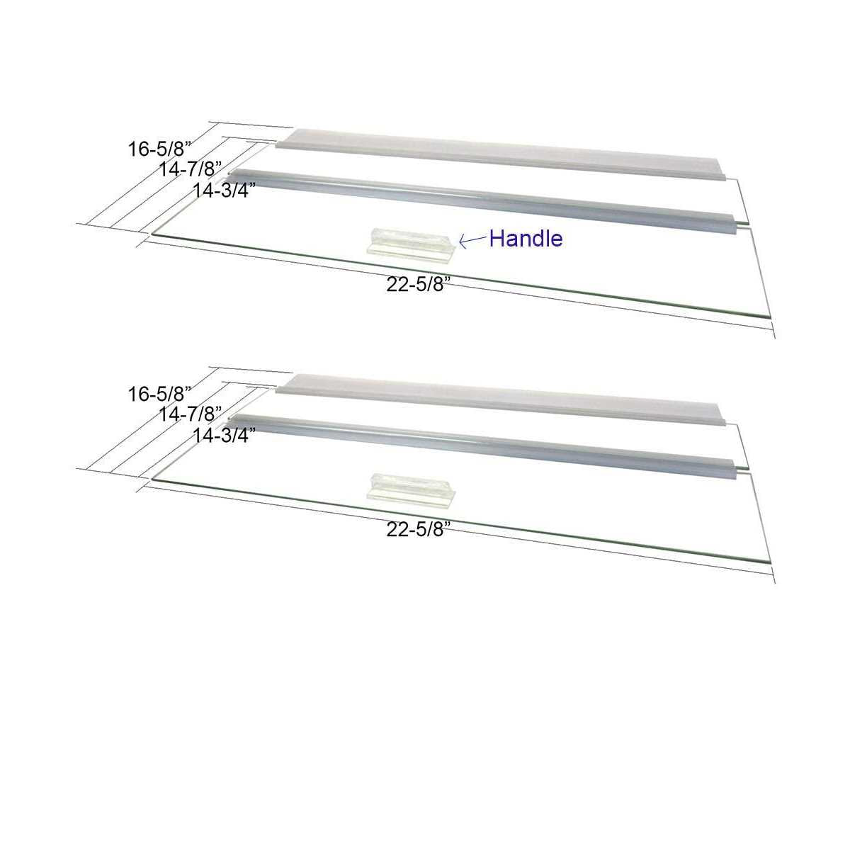 Blue Spotted Glass Canopy for Aquariums E258
