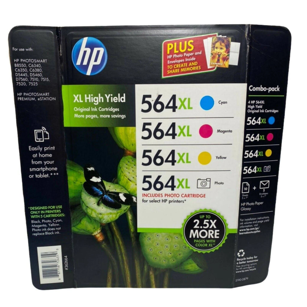 Cyan Magenta Yellow Photo Ink Cartridges U746