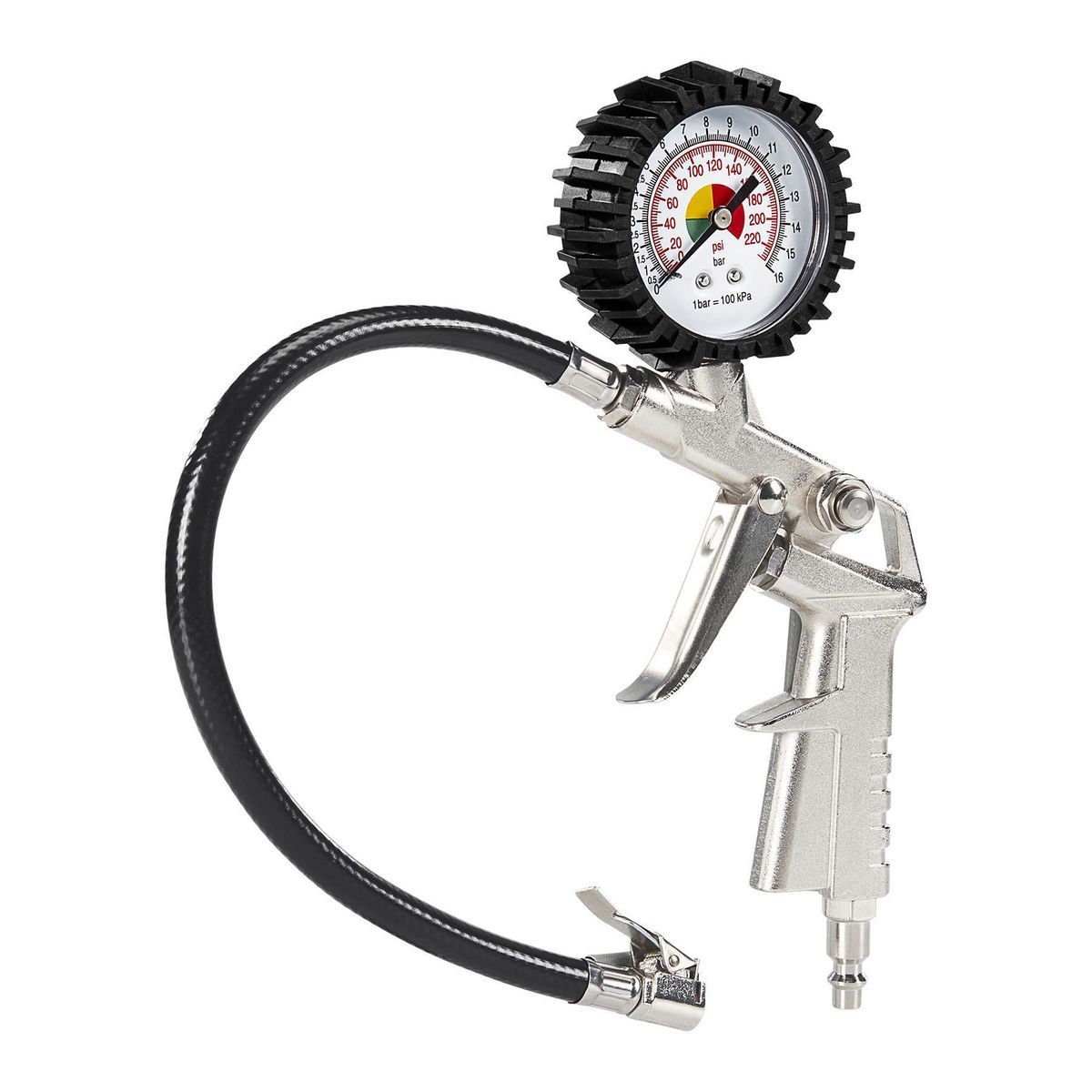 Pistol Grip Tire Inflator with Dial Gauge L710341
