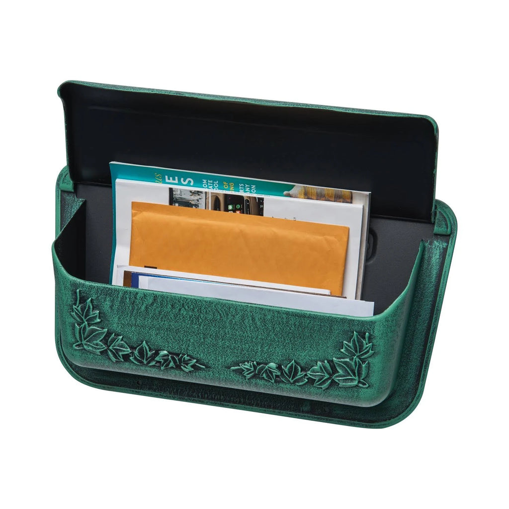 Cast Aluminum Verde Green Wall-Mount Mailbox E623
