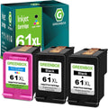 Remanufactured Ink Cartridge 61 Replacement 2 Black 1 Tri-Color R61050