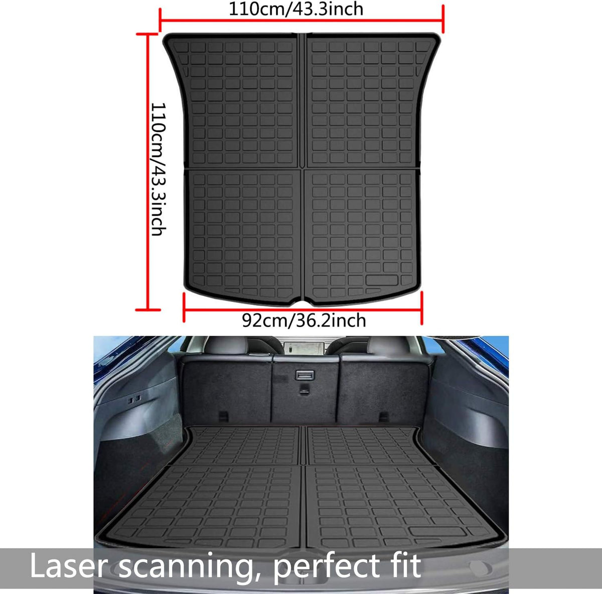 All Weather Waterproof Cargo Mat H64685