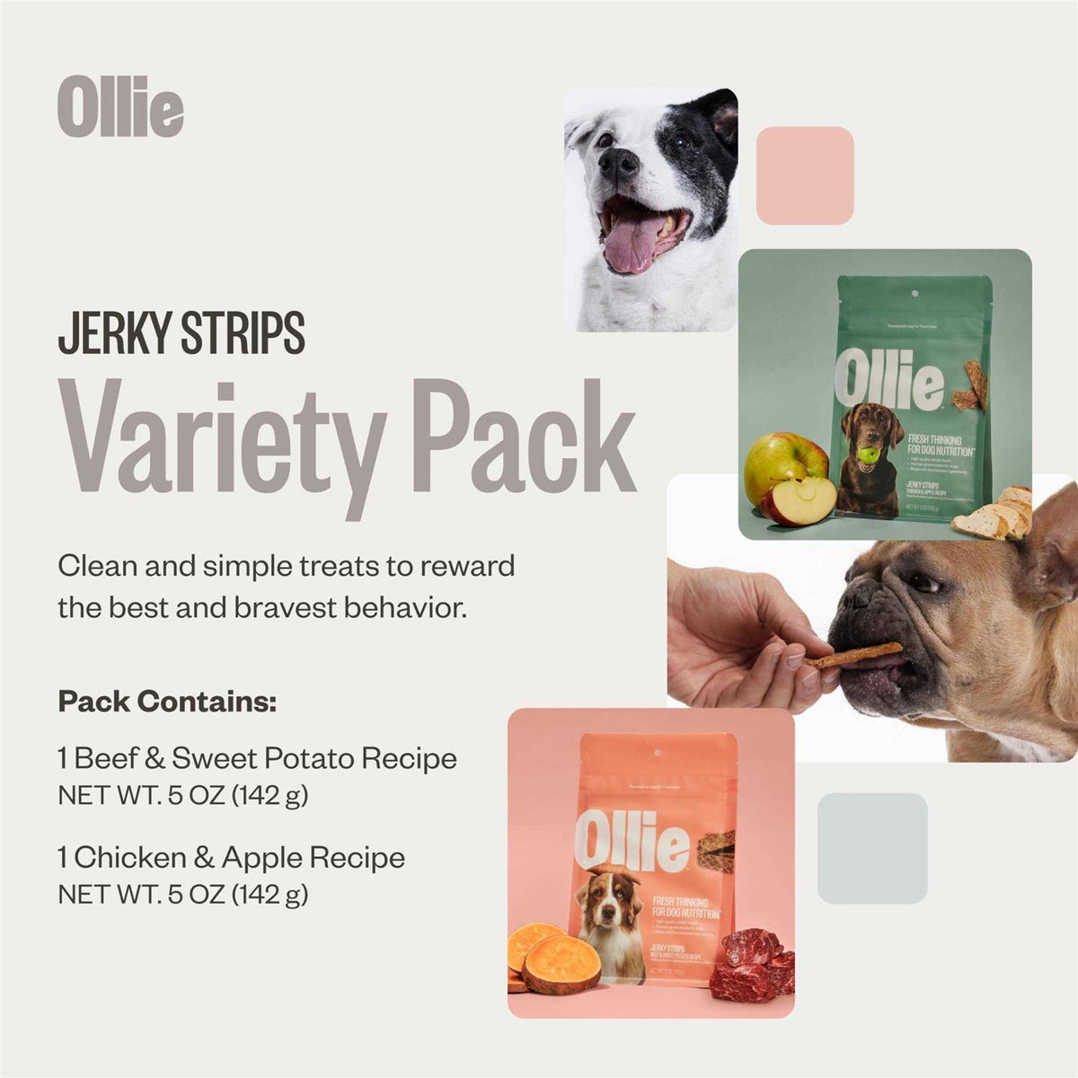 Beef and Sweet Potato Dog Jerky Treats I4814