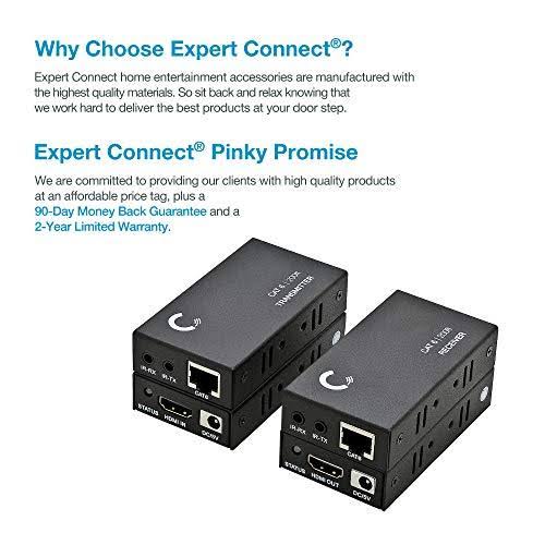 HDMI Extender Over Cat5e / Cat6 / Cat7 Ethernet Cable Up to 330 Feet Z823829