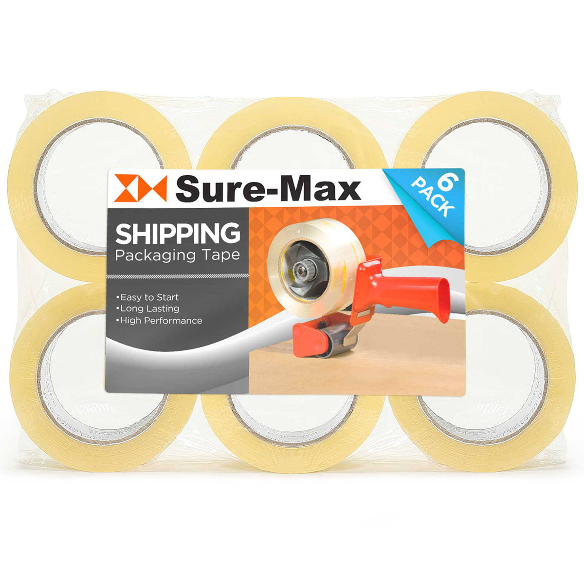 Clear 2.0 Mil Packing Tape 36 Rolls P473176