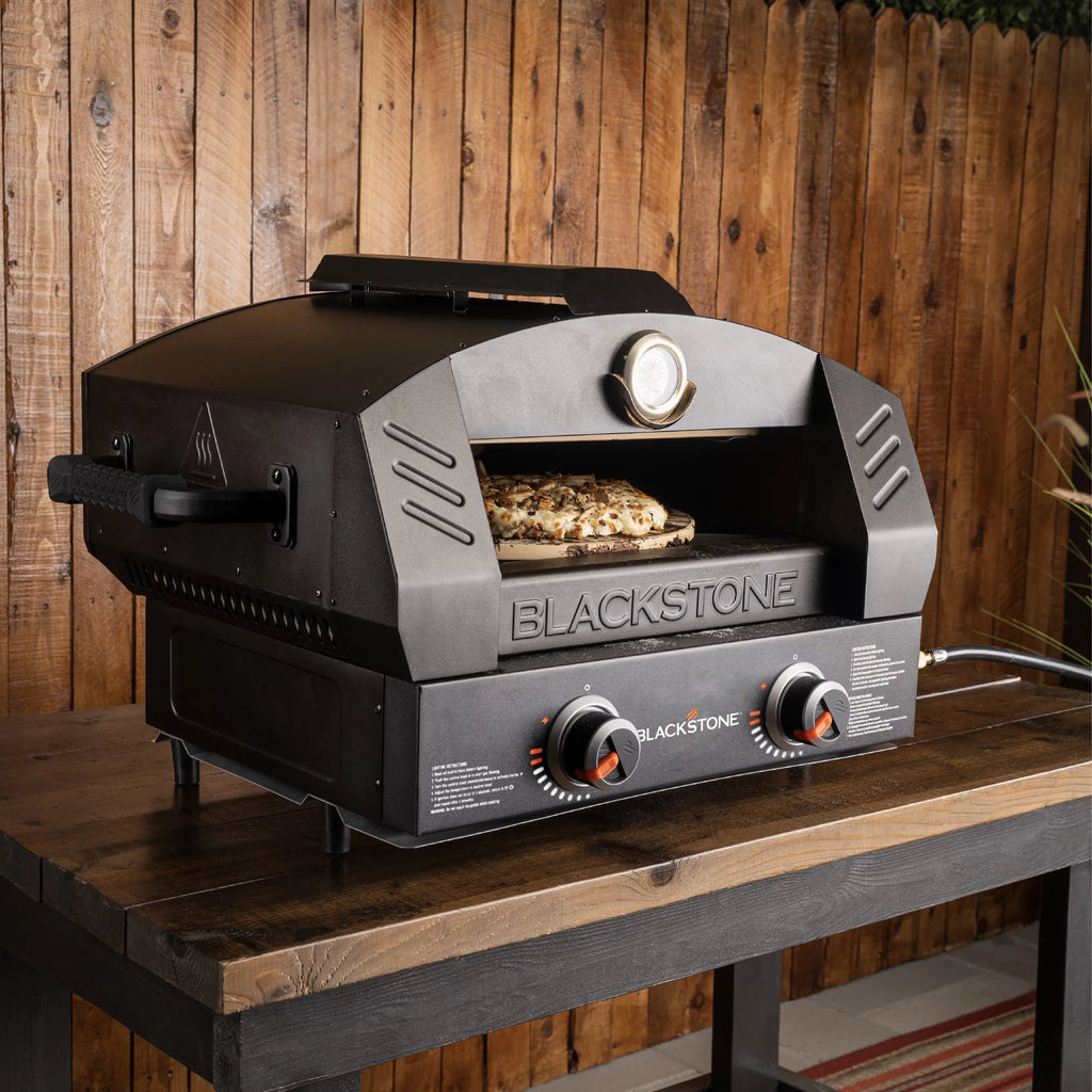 Tabletop Propane Pizza Oven with Two 15 Cordierite Stones Z81719