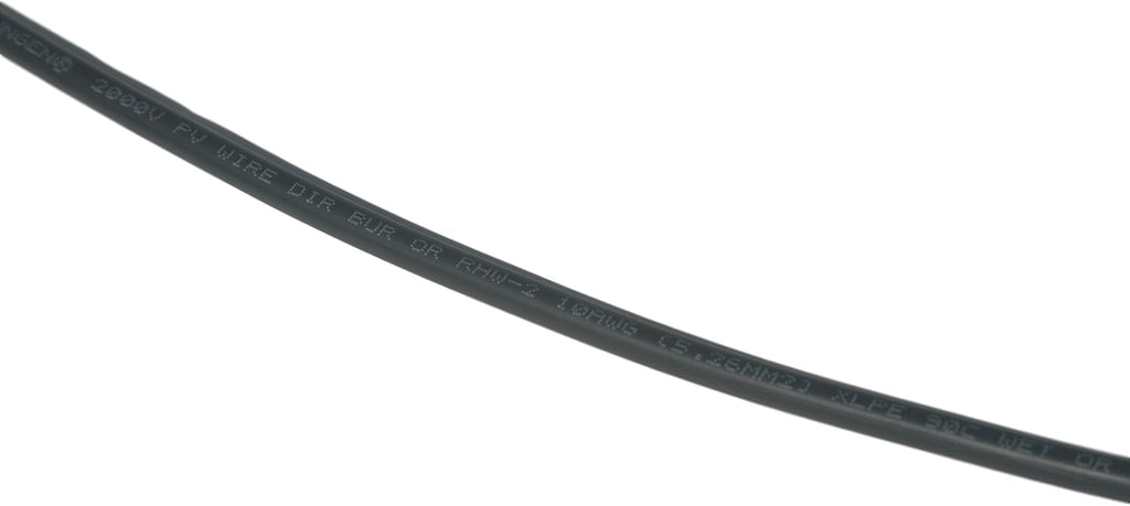 Black 50' 10 AWG Solar Cable I8994
