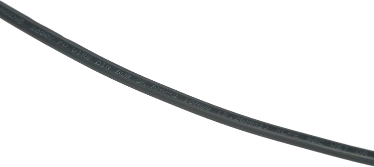Black 50' 10 AWG Solar Cable I8994