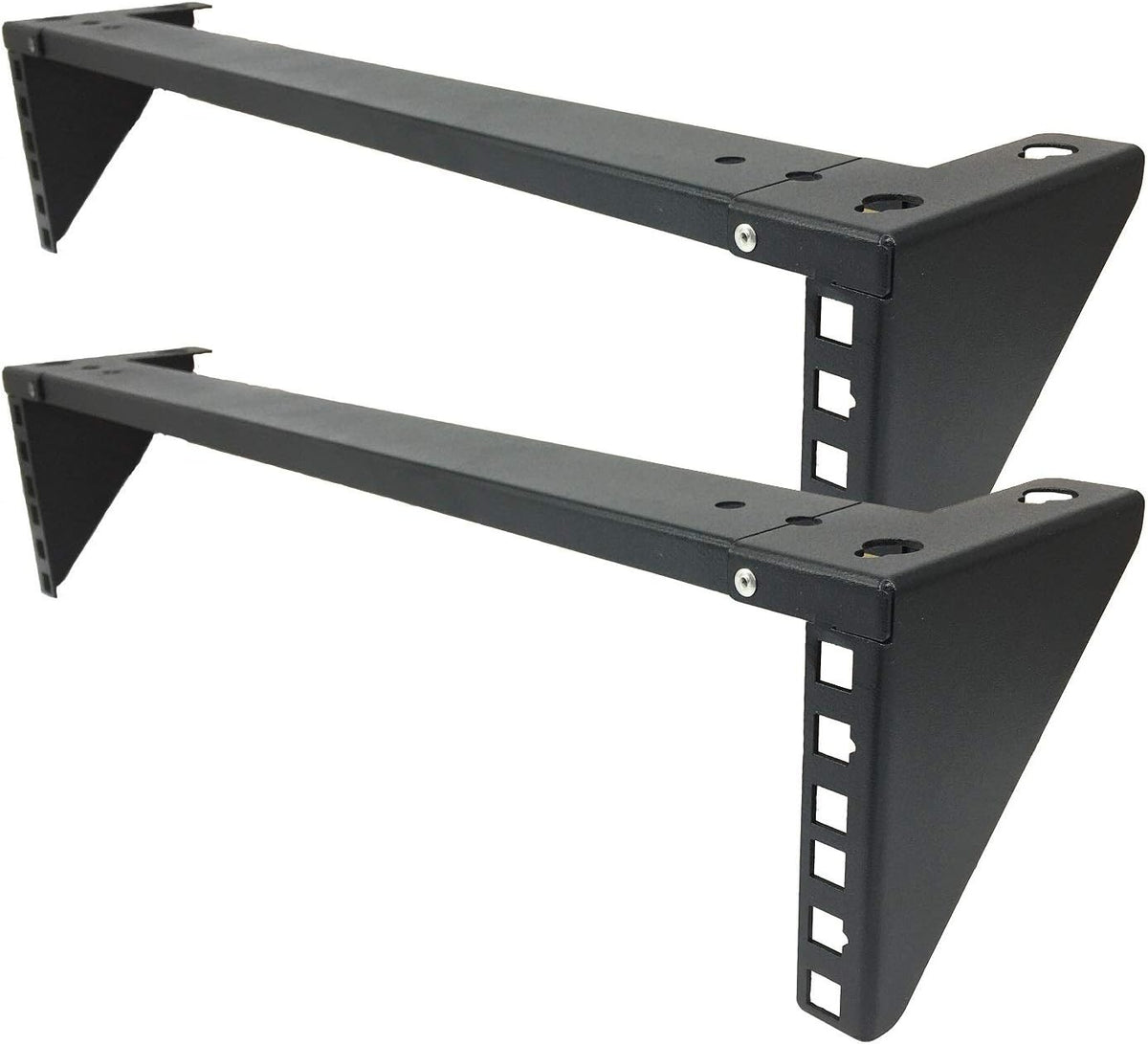 2U Foldable Cold Rolled Steel Vertical Wall Mount Rack N573890