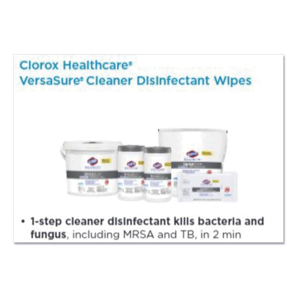 White 1-Ply Disinfectant Wipes X4247