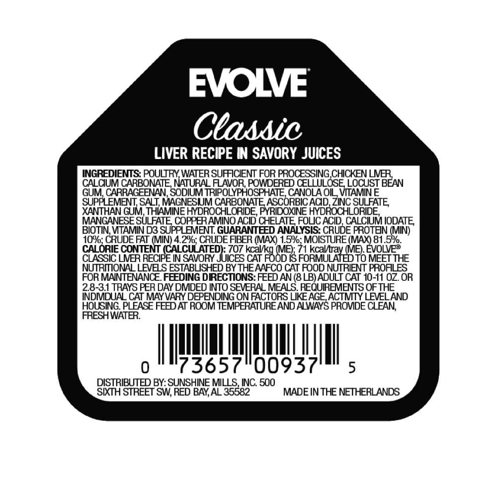 Liver Recipe Wet Cat Food T336812