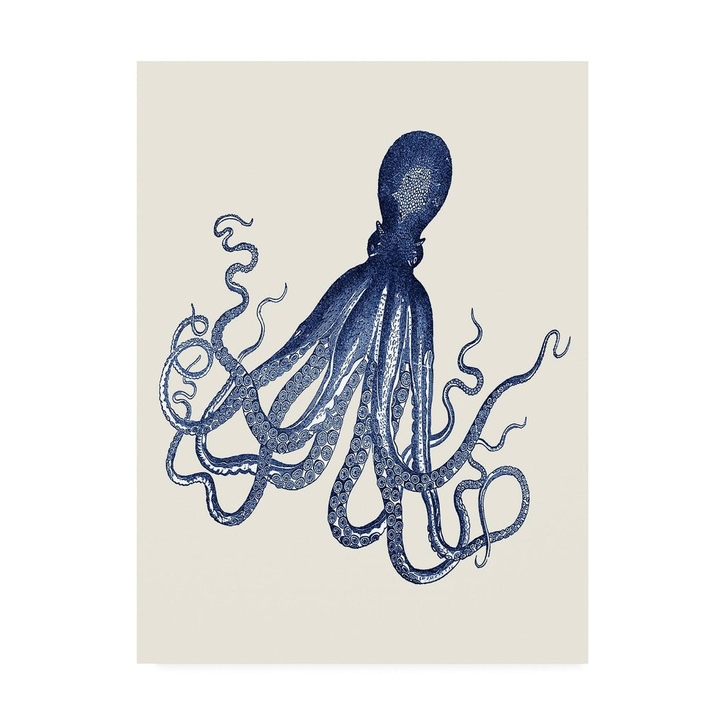 Blue Octopus Canvas Art 24x32 M993992