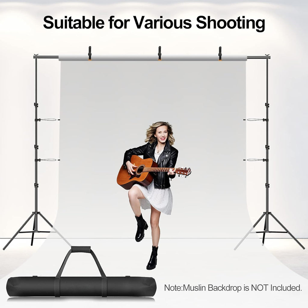 Heavy Duty Adjustable Backdrop Stand with Carry Bag Y229275