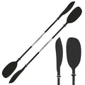 Kayak Canoe Paddle 86 inch 2 Piece Black Pair S778