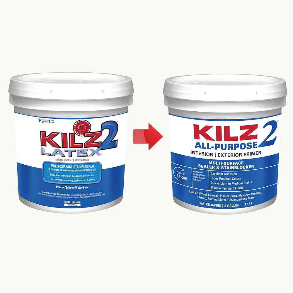 White 2 Gallon Latex Primer G829