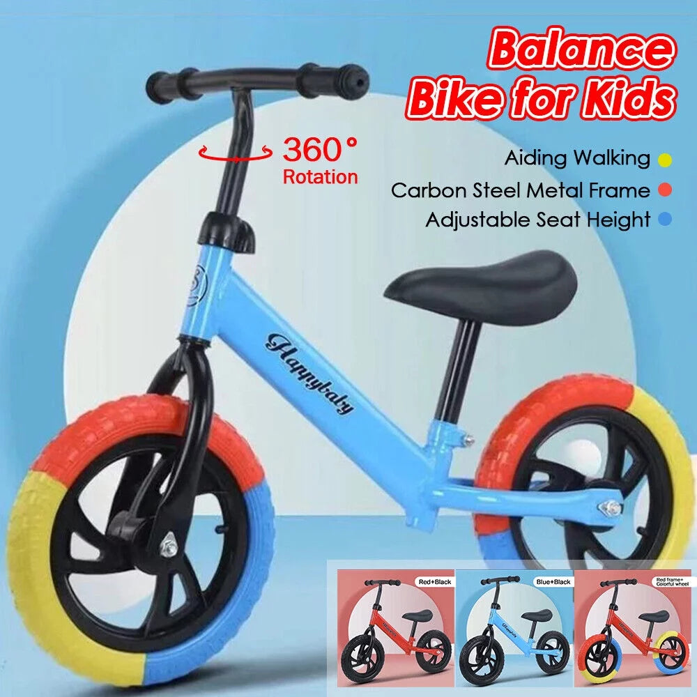 Kids Balance Bike Toddler Training Bicycle O409