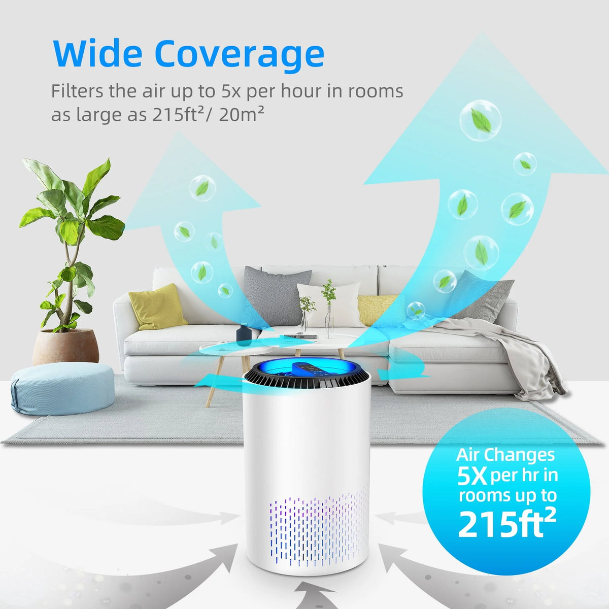 Black H13 HEPA Air Purifier P3930
