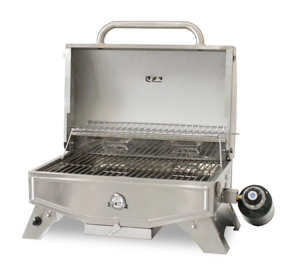 1 Burner Silver Propane Portable Gas Grill X8499