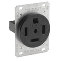 Black Flush Receptacle O958