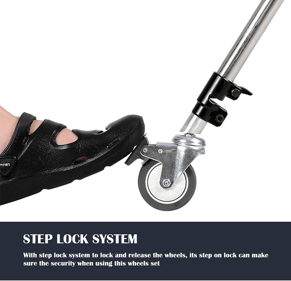 Swivel Caster Wheels Set with Brake K176