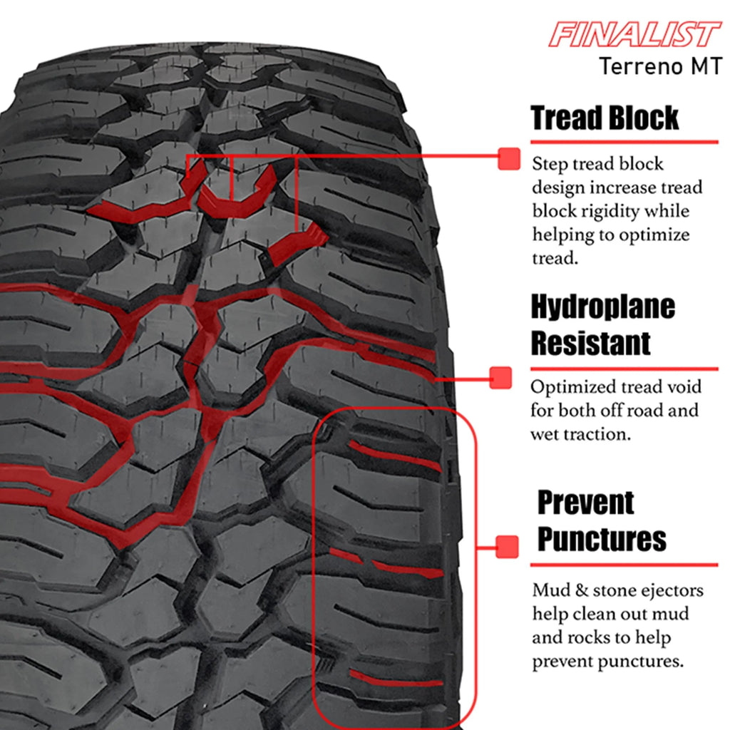 Mud Terrain Tire LT285/70R17 10 Ply W86657