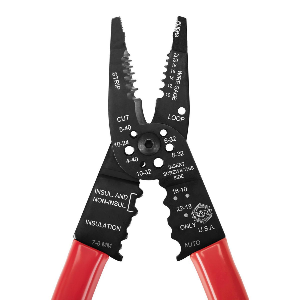 8 in. Long-Nose Wire Stripper and Crimper V2746