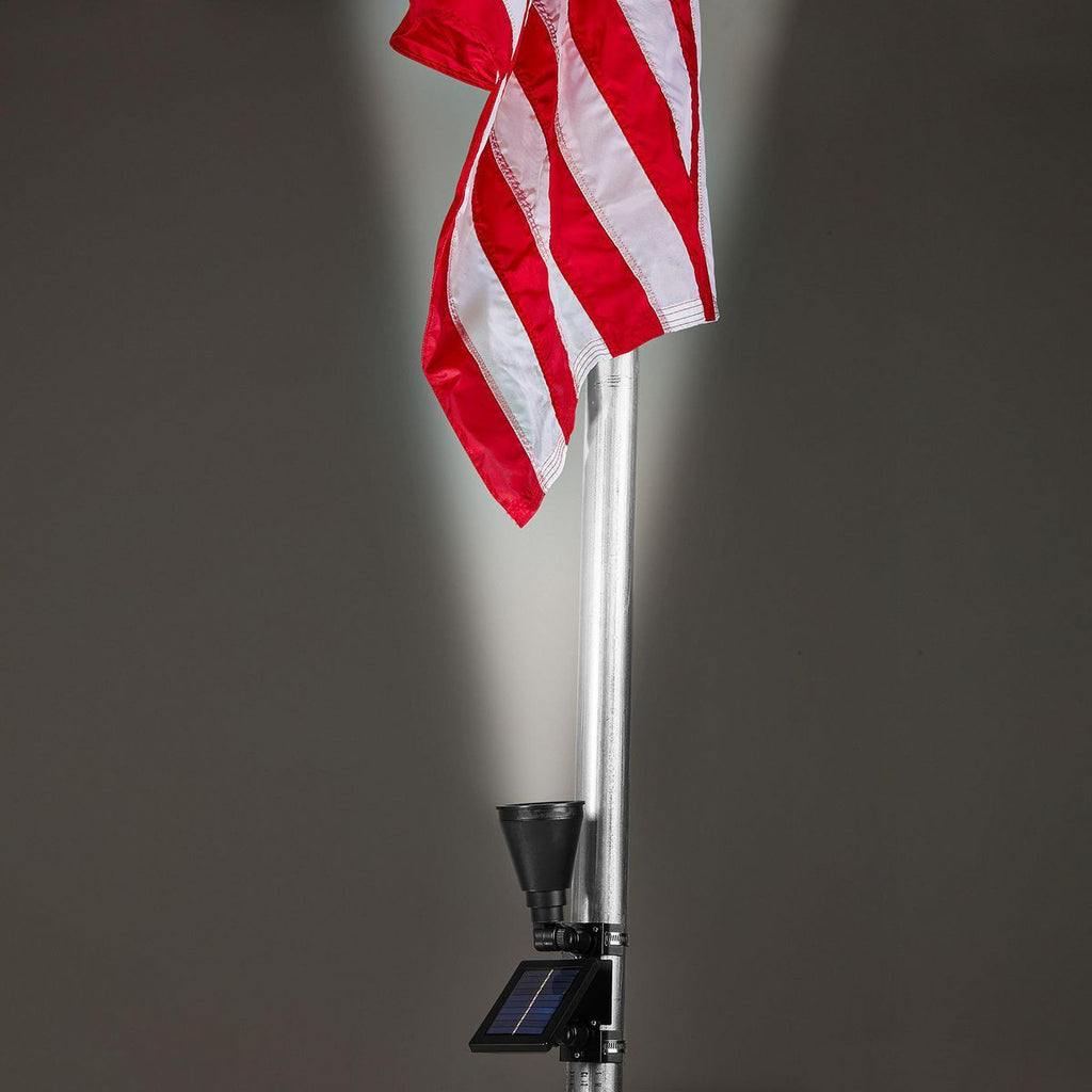 Solar LED Flagpole Light Z6463