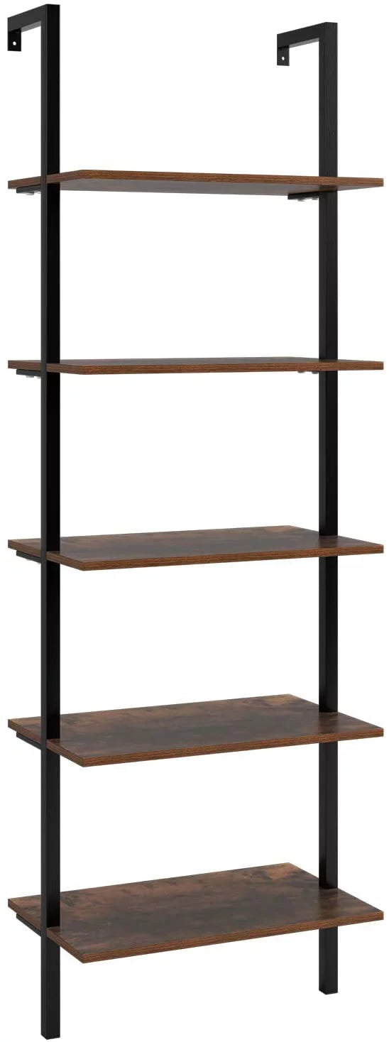 Wall Mounted 5 Tiers Ladder Shelves I648126