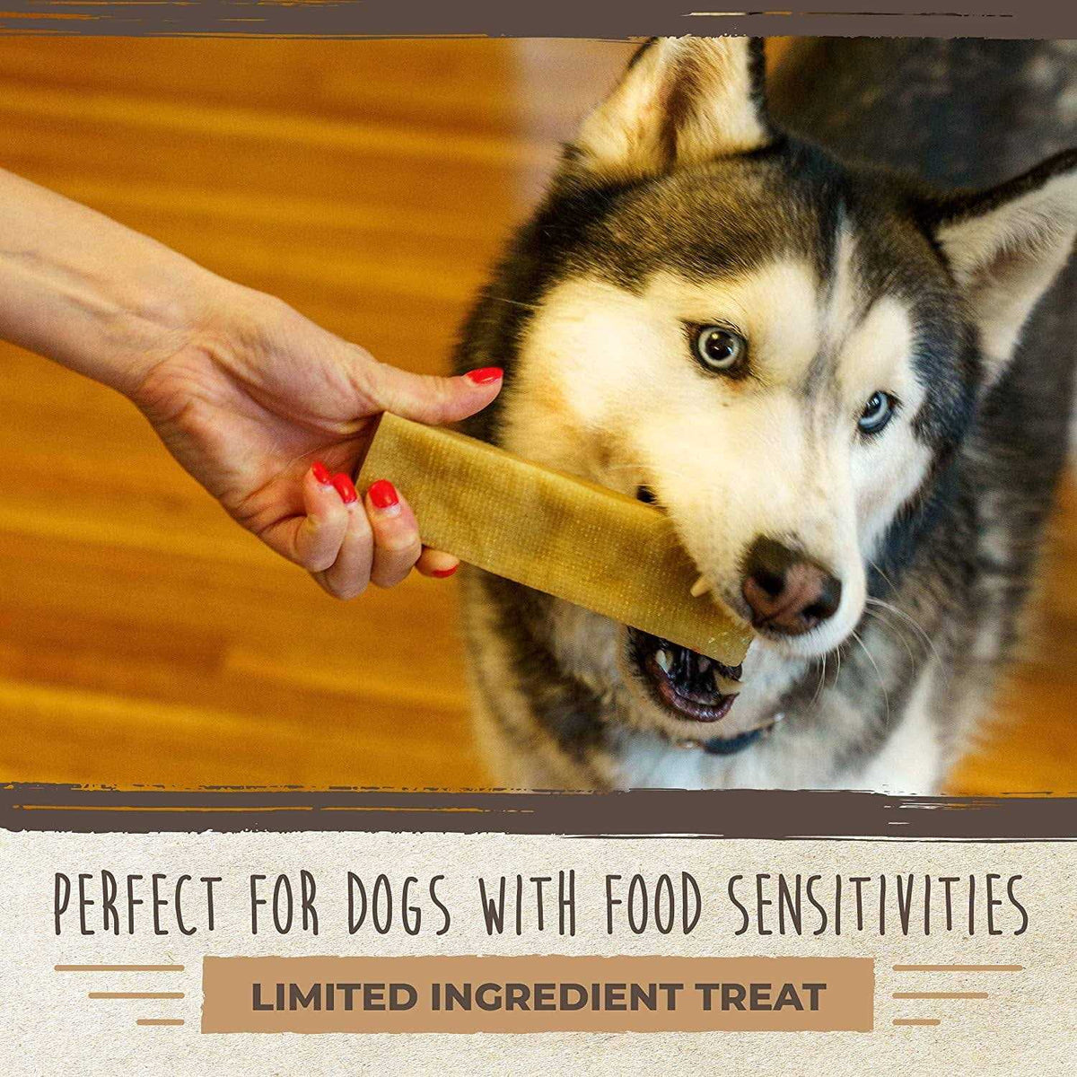 Yak Cheese Chews for Dogs All-Natural Long Lasting Pet Treats K6425