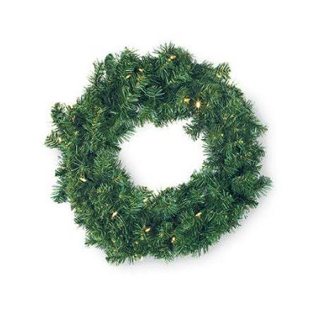 24-in. Christmas Wreath with 30 Color-Changing LED Lights H5272