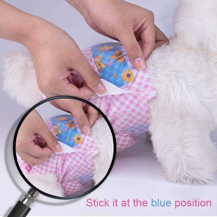 Disposable Female Dog Diapers with Adjustable Elastic Waistline B1858