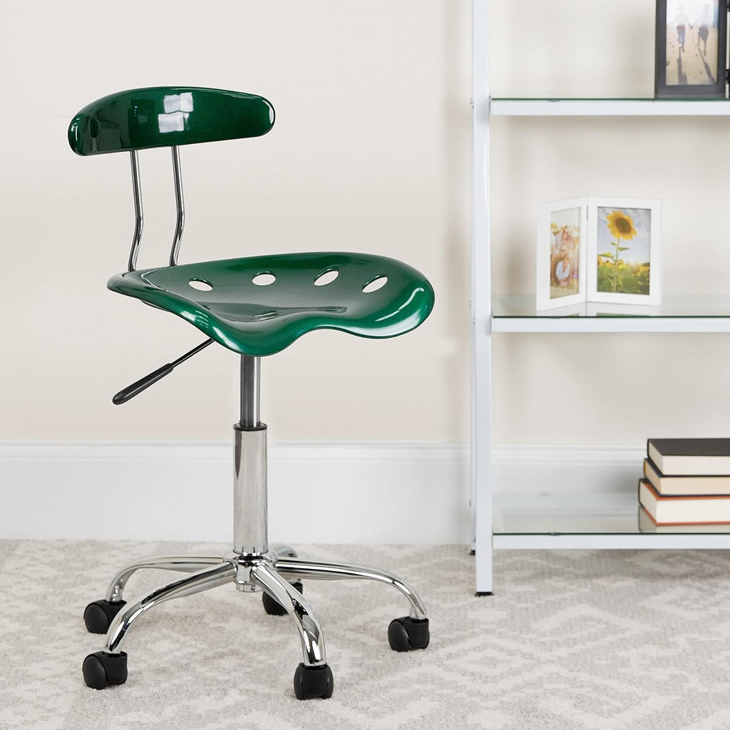 Adjustable Swivel Chair Bright Blue R5829